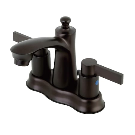 Nuvofusion FB7615NDL 4-Inch Centerset Bathroom Faucet with Retail Pop-Up FB7615NDL